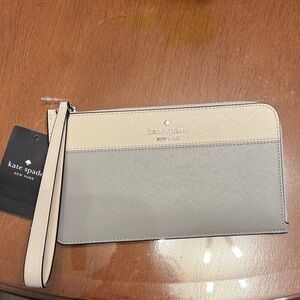 NWT Kate Spade Lucy Colorblock Zip Wristlet